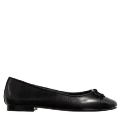 Tory Burch Cap-Toe Ballet Perfect Black/Perfect Black Ballerinas