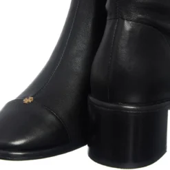 Tory Burch Cap-Toe Knee High Boot 55Mm Perfect Black Stiefel