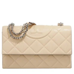 Tory Burch Fleming Convertible Shoulder Bag Vanilla Soft Serve Schultertasche