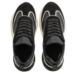 Tory Burch Good Luck Trainer Perfect Black / New Ivory Low-Top-Sneaker