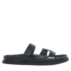 Tory Burch Ines Sport Slide Black Sandalen