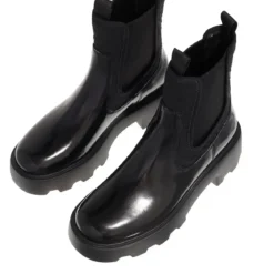 Tory Burch T Monogram Lug Chelsea Boot 65Mm Perfect Black Chelsea Boots