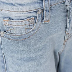 True Religion - Baggy-Jeans- Light-Wash-Waschung- Comfort Fit hell-blau Jeans