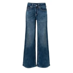 True Religion - Baggy Jeans- Lockere Passform- Dunkle Waschung blau Jeans