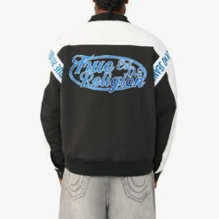 True Religion - Chopper Jacke- Gestickte und bedruckte Logos-multicolor Daunenjacke