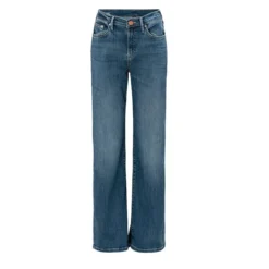 True Religion - Hohe Leibhöhe- Weites Bein- 5-Pocket-Style- Z blau Jeans