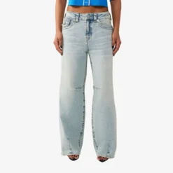 True Religion Jeans BARINA BAGGY hell-blau Jeans