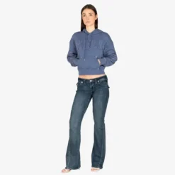 True Religion Jeans JOEY blau Ausgestellte Jeans
