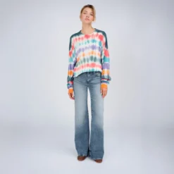 True Religion Jeans MIJA Flared blau Ausgestellte Jeans