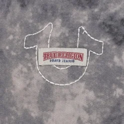 True Religion - Kastenförmiges Hemd- Kurzarm- Allover-Print-bunt Hemd