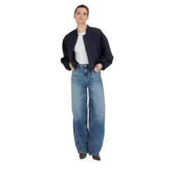 True Religion - Lange Ärmel- Kastenförmiger Schnitt- Verstellb navy Daunenjacke