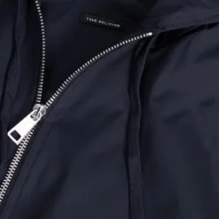 True Religion - Lange Ärmel- Oversize-Schnitt- Balloon-Ärmel- blau Übergangsjacke