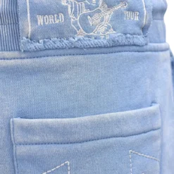 True Religion Mini-Rock VINTAGE WASH hellblau Minirock