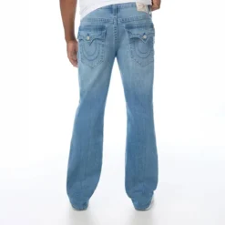 True Religion - Modell: Billy- Länge 34- Bootcut-Passform- Us blau Bootcut-Jeans
