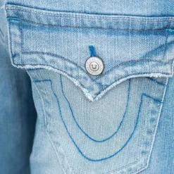 True Religion - Modell: Billy- Länge 34- Bootcut-Passform- Us blau Bootcut-Jeans