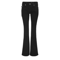 True Religion - Modell: Joey- Mid Rise- Schwarze Jeans- Mitte schwarz Jeans