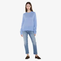 True Religion Pullover AMARA SADDLE blau Pullover
