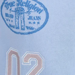 True Religion Sweathose EMBROIDERY hell-blau Jogginghose
