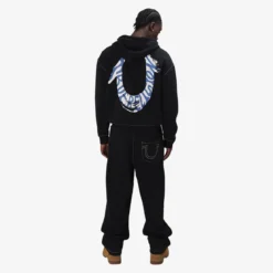 True Religion Sweatpant Baggy Big T schwarz Hose