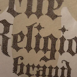 True Religion - T-Shirt- Figurbetont- Print auf Front- Zierst hell-braun T-Shirt
