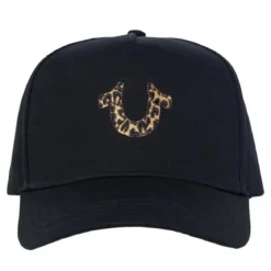 True Religion - Verstärktes Schild- Verstellbare Riemen am Hint schwarz Hut