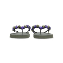UZURII Die Purple Rio ist das absolute Prunkstück der Uzu grün Flip Flops
