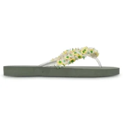UZURII flip flop Tulum Bloom Yellow dunkel-grün Flip Flops