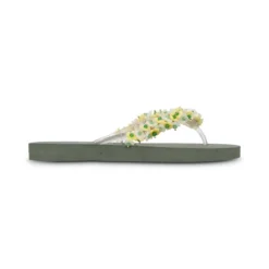 UZURII flip flop Tulum Bloom Yellow dunkel-grün Flip Flops