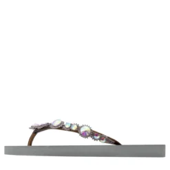 UZURII Zehentrenner Chrystal Marilyn silber Flip Flops