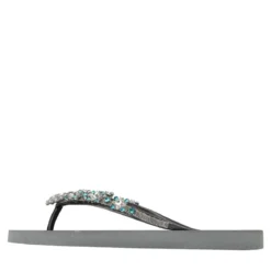 UZURII Zehentrenner Dolce Chrystal silber Flip Flops