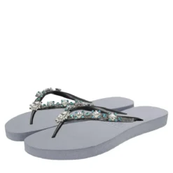UZURII Zehentrenner Dolce Chrystal silber Flip Flops