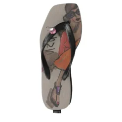 UZURII Zehentrenner Peppi taupe Flip Flops