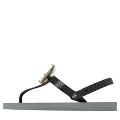 UZURII Zehentrenner Selena Butterfly Chrystal silber Flip Flops