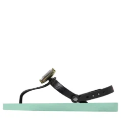 UZURII Zehentrenner Selena Diamond Silver mintgrün Flip Flops