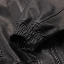 Valentino Garavani Lederjacke mit Reißverschluss schwarz Übergangsjacke