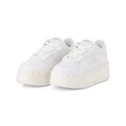 Valentino Garavani Plateau-Sneaker Freedots XL weiß Schnürschuhe