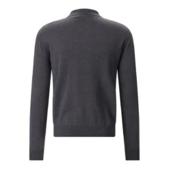 Valentino Garavani Poloshirt aus Wolle grau Poloshirt