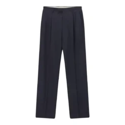 Valentino Garavani Straight-Fit Hose aus Schurwolle dunkelblau Stoffhose