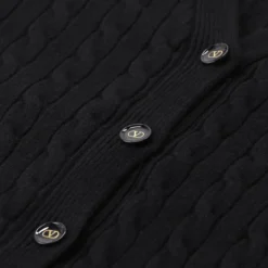 Valentino Garavani Strickjacke aus Kaschmir schwarz Strickjacke