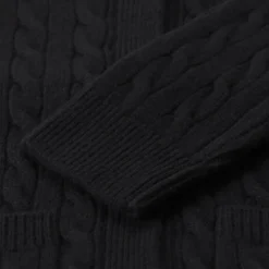 Valentino Garavani Strickjacke aus Kaschmir schwarz Strickjacke