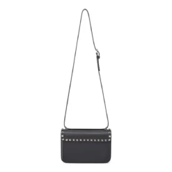 Valentino Garavani Umhängetasche Rockstud aus Kalbsleder schwarz Crossbody Bag