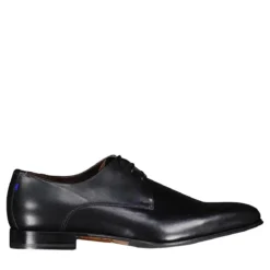 Van Bommel Schnürschuhe aus Leder Dunkelblau Low-Top-Sneaker