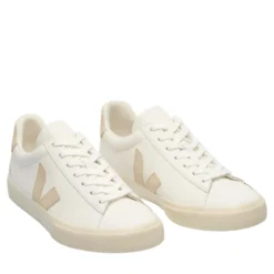 Veja Campo Leather Extra White Almond Low-Top-Sneaker