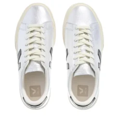 Veja Campo Silver Black Low-Top-Sneaker