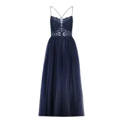 Vera Mont Cocktailkleid Dunkelblau Cocktailkleid