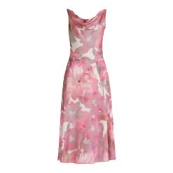Vera Mont Cocktailkleid mit Muster Pink Cocktailkleid