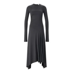 Victoria Beckham Elastisches Midikleid schwarz Midikleid