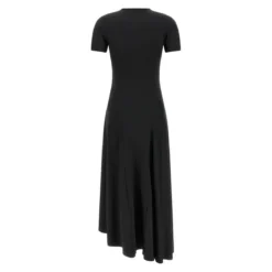 Victoria Beckham Elastisches Midikleid schwarz Midikleid