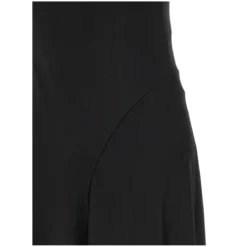 Victoria Beckham Elastisches Midikleid schwarz Midikleid