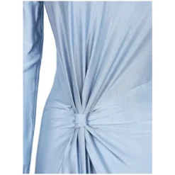 Victoria Beckham Elegantes Maxikleid blau Maxikleid